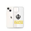 Raj Karega Khalsa Clear Case for iPhone® - Image 19
