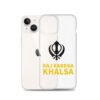 Raj Karega Khalsa Clear Case for iPhone® - Image 3